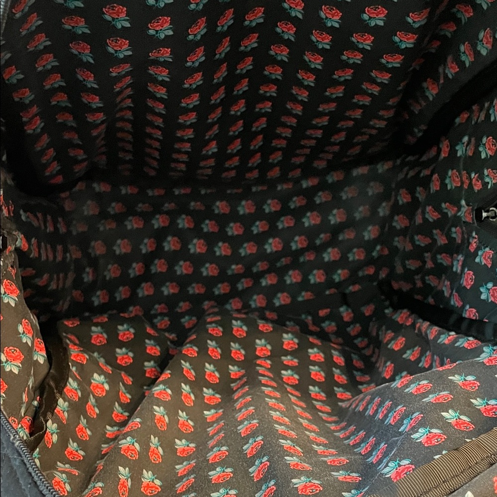 EUC Black quilted Vera Bradley backpack - Picture 4 of 5